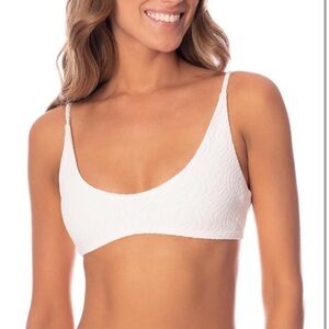 Maaji White Bralette size M; tags still on